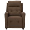 vidaXL Fauteuil de massage Marron Tissu