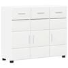 vidaXL Buffet FLORIN 88,5 x 30,5 x 73 cm Blanc Bois d'ing&eacute;nierie