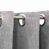 vidaXL Rideaux occultants Aspect lin avec &oelig;illets 2 pcs Gris 140x225cm