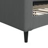 vidaXL Lit de repos sans matelas gris fonc&eacute; 80x200 cm tissu