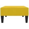 vidaXL Repose-pied Jaune 78x56x32 cm Velours