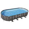 Bestway Ensemble de piscine ovale 7,32x3,66x1,22 m