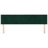 vidaXL T&ecirc;tes de lit Vert fonc&eacute; 200x5x78/88 cm Velours