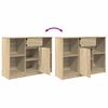 vidaXL Buffet avec tiroir ch&ecirc;ne sonoma 101x35x76 cm bois d'ing&eacute;nierie