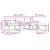 vidaXL Ensemble de canap&eacute;s d'ext&eacute;rieur 4 pcs Naturel et Beige
