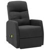 vidaXL Fauteuil de massage inclinable Gris fonc&eacute; Tissu