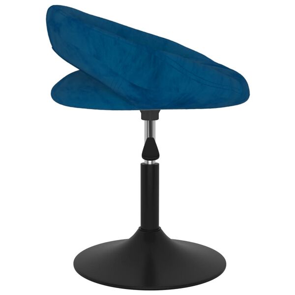 vidaXL Tabouret de bar Bleu Velours