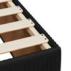 vidaXL Sommier &agrave; lattes de lit avec matelas Noir 140x200 cm Velours