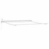 vidaXL Cadre d'auvent Blanc 400 &times; 350 cm Aluminium
