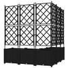 vidaXL Cache-pot de jardin 5 pcs Noir 120 x 120 x 143 cm Acier