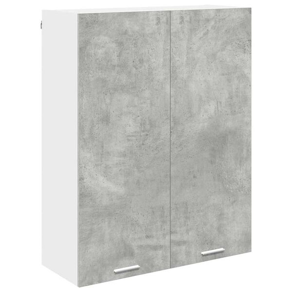 vidaXL Armoire suspendue Gris b&eacute;ton 80 x 31 x 100 cm Bois d'ing&eacute;nierie