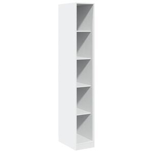 vidaXL Garde-robe Blanc 30x50x200 cm Bois d'ing&eacute;nierie