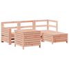 vidaXL Salon de jardin 5 pcs bois massif sapin de douglas