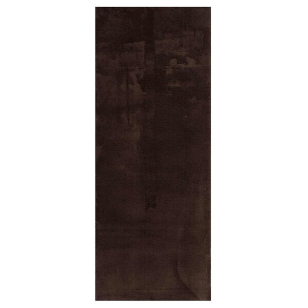 vidaXL Tapis de surface HUARTE Marron 200 x 80 cm Polyester