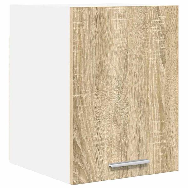 vidaXL Armoire suspendue Ch&ecirc;ne Sonoma et Blanc 30 x 31 x 40 cm
