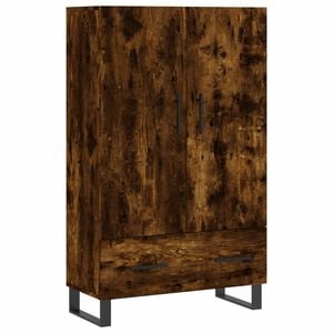 vidaXL Buffet haut ch&ecirc;ne fum&eacute; 69,5x31x115 cm bois d'ing&eacute;nierie