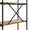 vidaXL &Eacute;tag&egrave;re Ch&ecirc;ne artisanal 80 x 30 x 183 cm Bois d'ing&eacute;nierie