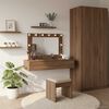 vidaXL Table de Toilette Marron 100 x 40 x 70 cm Bois d'ing&eacute;nierie