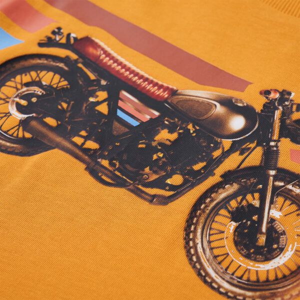 T-shirt enfants à manches longues ocre 92