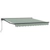vidaXL Cadre d'auvent Vert et blanc 350 x 250 cm