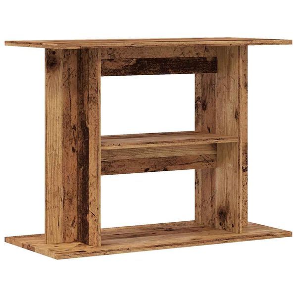 vidaXL Support d'aquarium en bois ancien 80 x 35 x 60 cm Bois d'ing&eacute;nierie