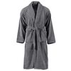 vidaXL Peignoir unisexe Terry 100 % Coton Anthracite XL