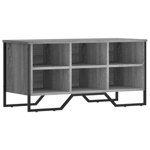 vidaXL Armoire &agrave; chaussures sonoma gris 90x38x45,5cm bois d'ing&eacute;nierie