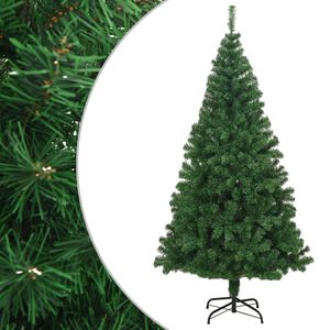 vidaXL Arbre de No&euml;l artificiel avec branches &eacute;paisses vert 210 cm PVC