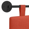 vidaXL T&ecirc;te de lit suspendue Uni Rouge orange 190 x 55 x 5 cm