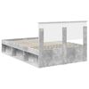 vidaXL Cadre de lit B&eacute;ton 120 x 190 cm Bois d'ing&eacute;nierie