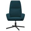 vidaXL Chaise de relaxation Bleu Velours