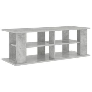 vidaXL Support de t&eacute;l&eacute;vision Gris b&eacute;ton 96 x 35 x 33,5 cm
