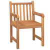 vidaXL Ensemble à manger de jardin 4 pcs Bois de teck massif