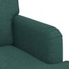 vidaXL Canap&eacute; 2 pcs Vert fonc&eacute; 144 x 80 x 85 cm tissu