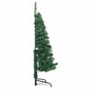 vidaXL Arbre de No&euml;l artificiel d'angle Vert 120 cm PVC et m&eacute;tal