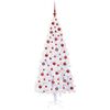 vidaXL Sapin de No&euml;l artificiel avec 300 LED Blanc 180 cm PVC et Acier