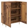 vidaXL Buffet Bois Ancien 69,5 x 34 x 90 cm Bois d'ing&eacute;nierie et fer
