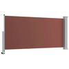 vidaXL Auvent lat&eacute;ral r&eacute;tractable de patio 120x300 cm Marron