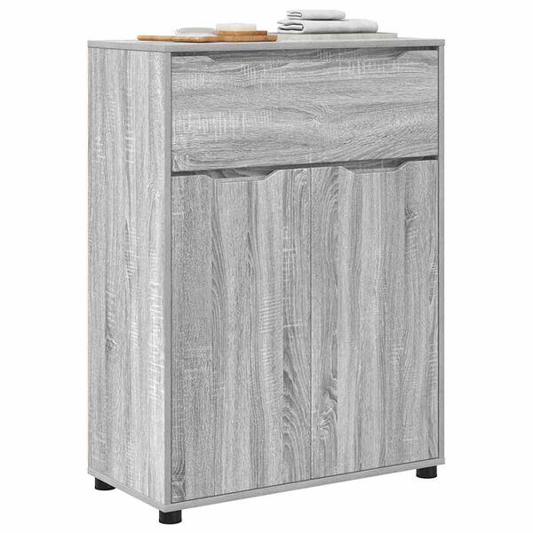 vidaXL Cabinet de salle de bain Gris Sonoma 72,5 x 36,5 x 100 cm