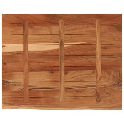 vidaXL Dessus de table 90x80x3,8 cm rectangulaire bois massif d'acacia
