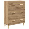 vidaXL Haut Armoire avec tiroir Ch&ecirc;ne artisanal 69,5 x 32,5 x 180 cm