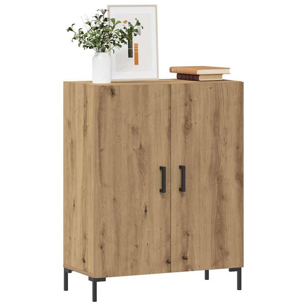 vidaXL Buffet chêne artisanal 69,5x34x90 cm bois d'ingénierie