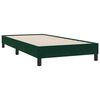 vidaXL Cadre de lit sans matelas vert fonc&eacute; 80x210 cm velours