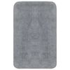 vidaXL Tapis de salle de bain 2 pcs Tissu Gris