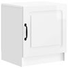 vidaXL Cabinet de chevet Blanc brillant 43 x 34,5 x 47 cm