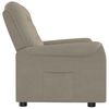 vidaXL Fauteuil de massage inclinable à 2 places gris clair