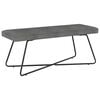 vidaXL banc Gris fonc&eacute; 110 x 40 x 45 cm Velours