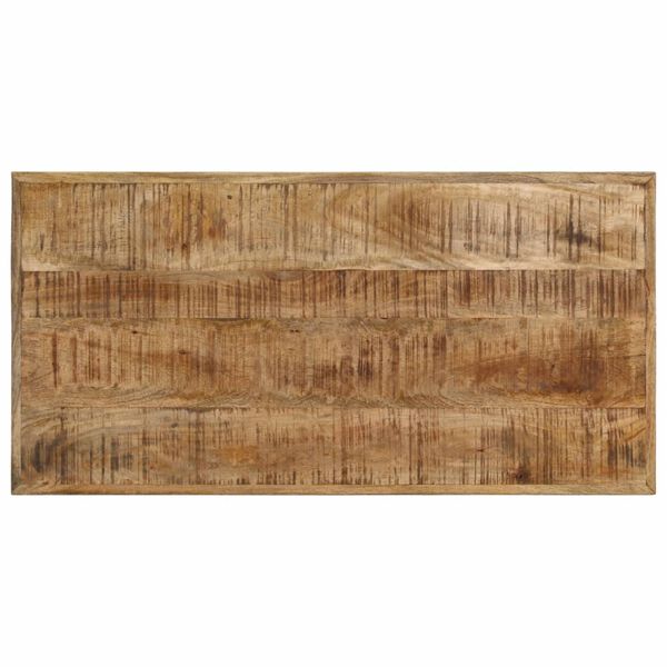 vidaXL Table &agrave; manger 110x55x75 cm bois de manguier massif