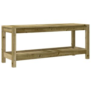 vidaXL Banc de jardin 108x35x45 cm bois de pin impr&eacute;gn&eacute;