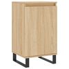 vidaXL Buffets 2 pcs chêne sonoma 40x35x70 cm bois d'ingénierie